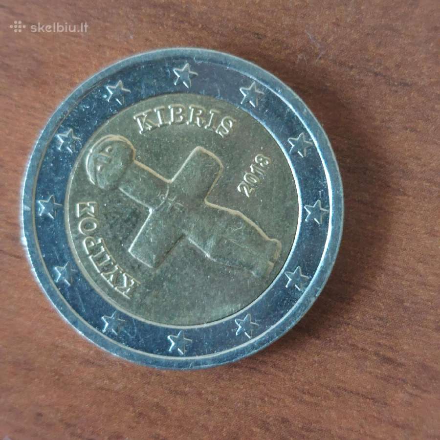 2 Euro 2018 m. ,Kipras ,Cyprus ,Kibris . - nuotraukos Nr. 2