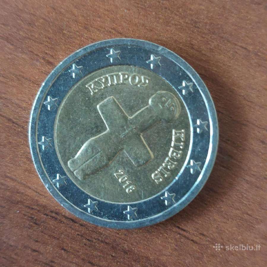 2 Euro 2018 m. ,Kipras ,Cyprus ,Kibris . - nuotraukos Nr. 5