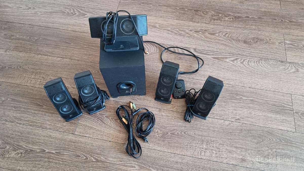 Logitech x-540 5.1 garso sistema