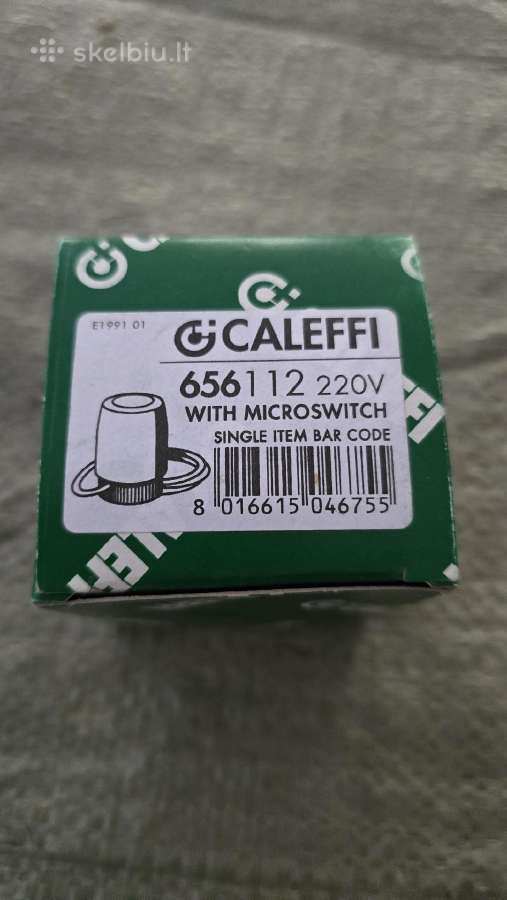 Caleffi elektroterminės pavaros ir manometras - nuotraukos Nr. 5