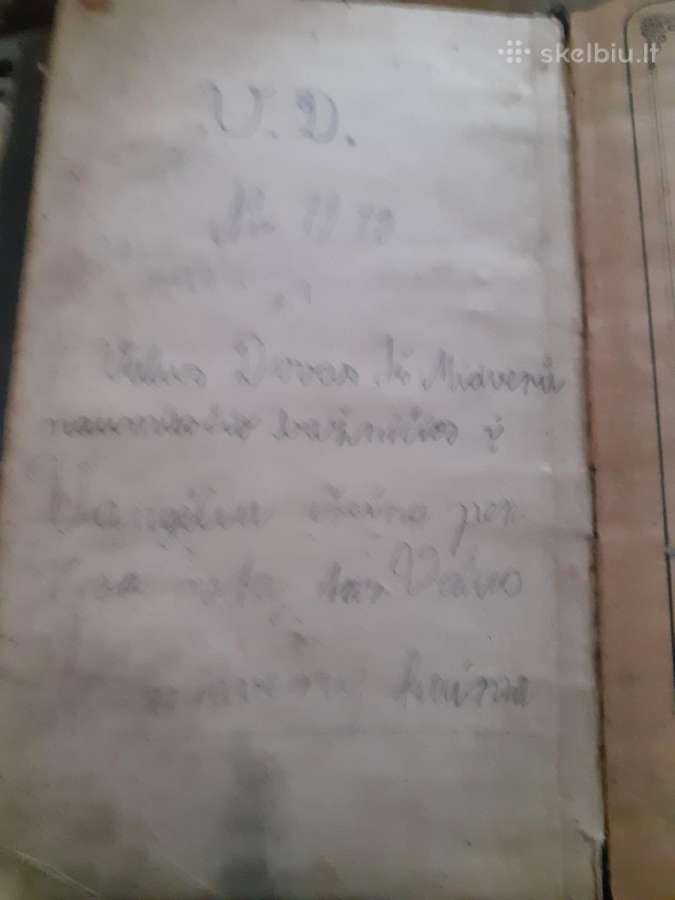 Sena knyga " Psalmai", leista Klaipėdoj 1897m. - nuotraukos Nr. 3