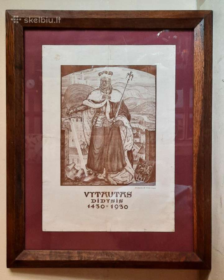 Plakatas Vytautas ir afiša V.grigaitis