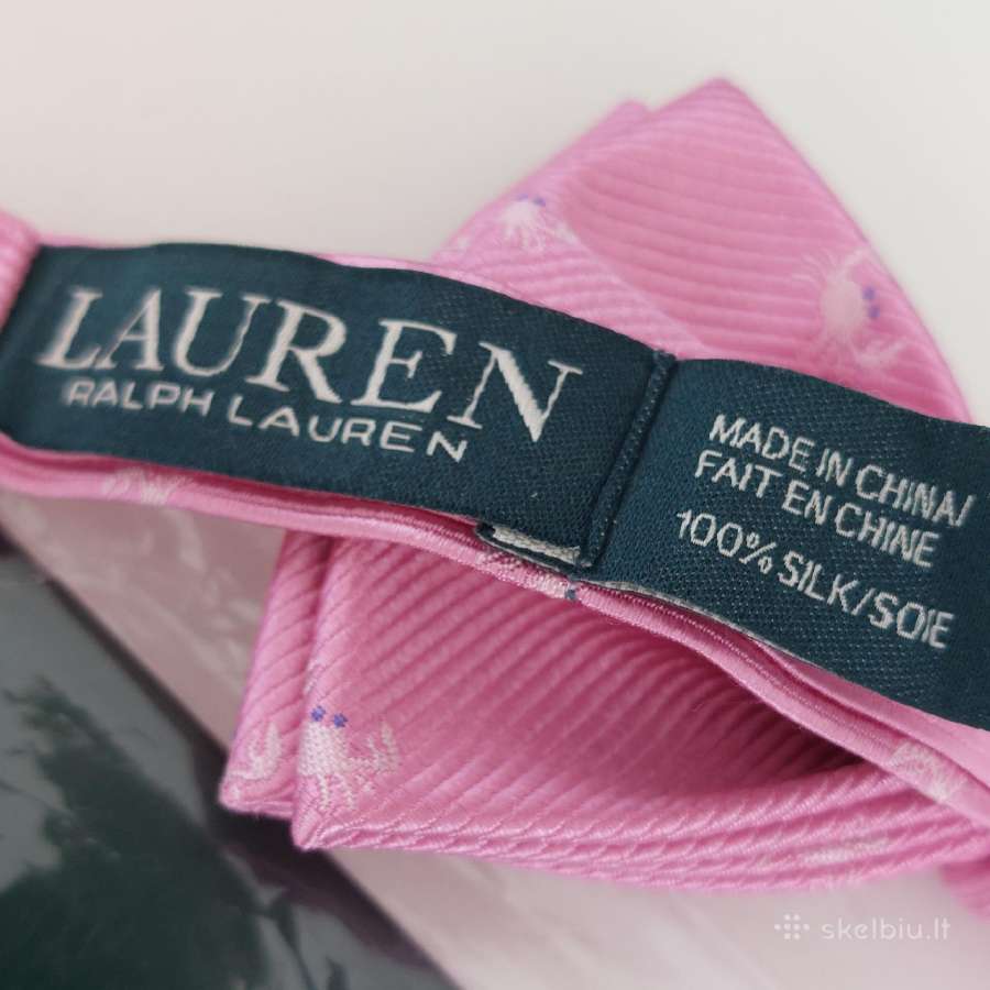 Ralph Lauren 100% šilko peteliškė - nuotraukos Nr. 7