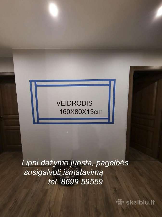 Veidrodis 160x80cm Klaipėda tel. 8699 59559 - nuotraukos Nr. 2