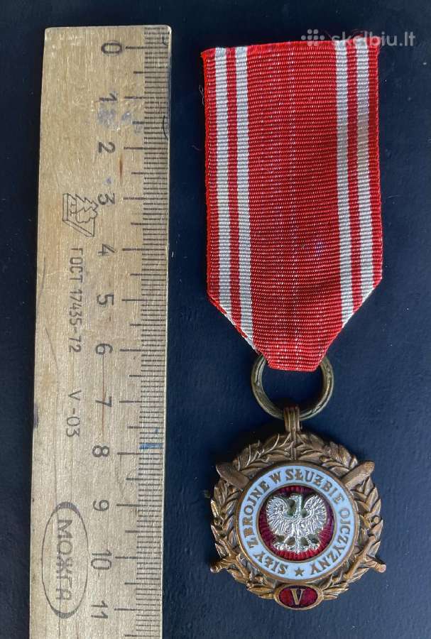 Medalis - Ginkluotųjų pajėgų 1951 m. Lenkija