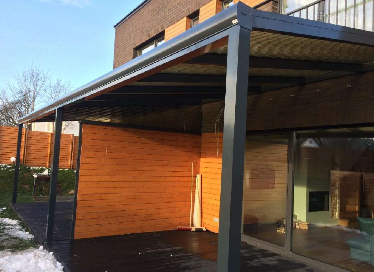 Polikarbonatas terasoms - stogeliams Pjaustau - nuotraukos Nr. 2