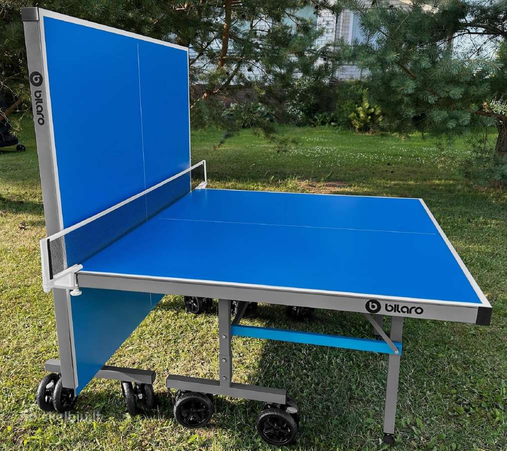 Stalo teniso stalas Bilaro Master Outdoor, mėlynas - nuotraukos Nr. 14
