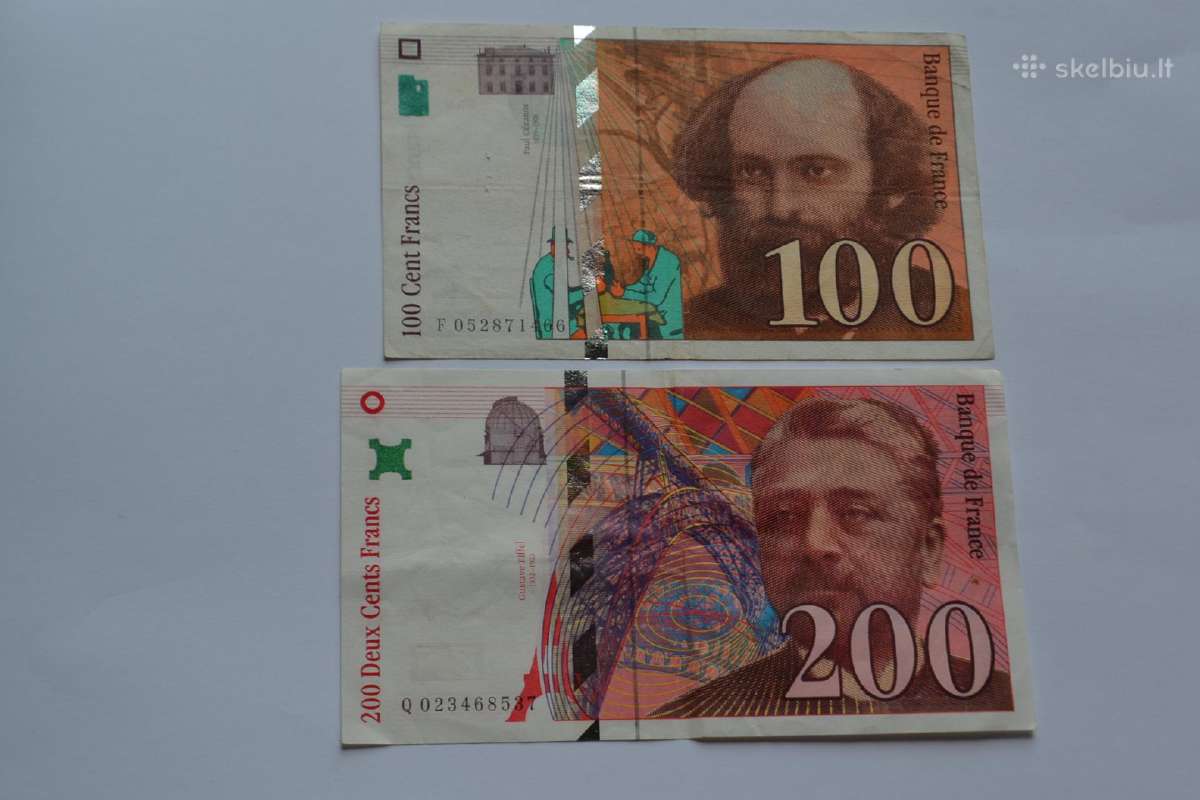 Prancuzija 100,200 francs 1996-1998 m.