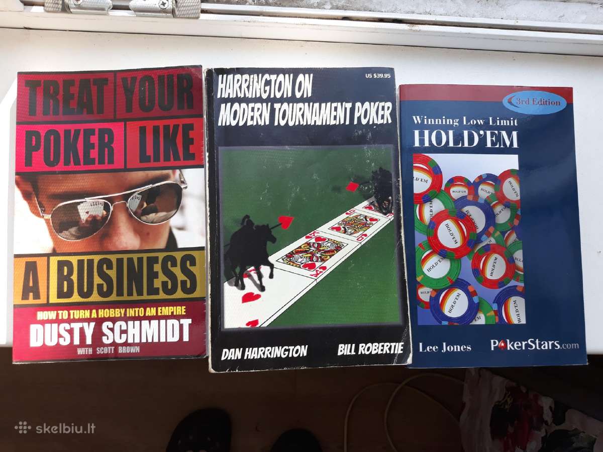 3 knygos kaip gerai žaisti pokerį