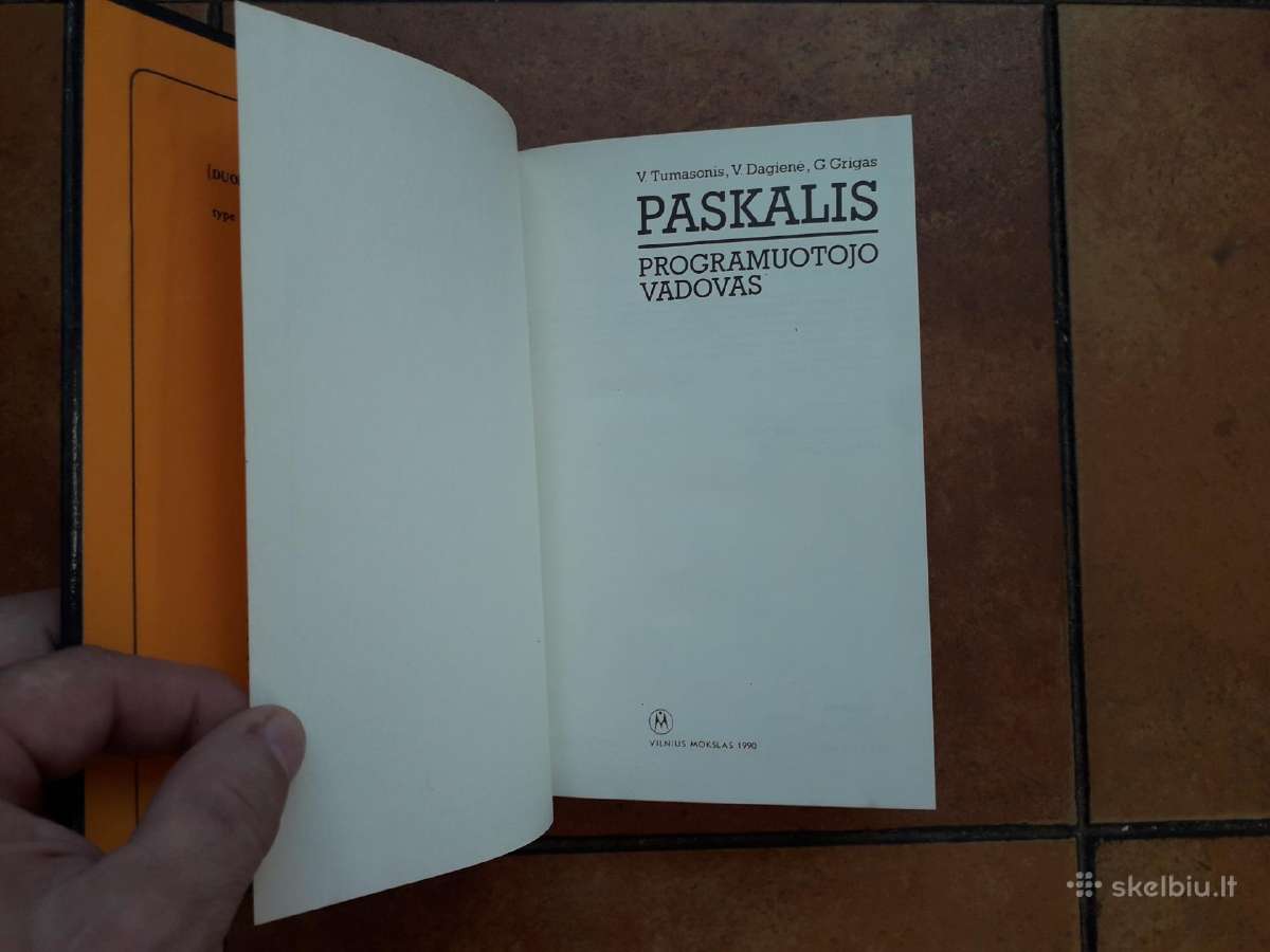 "Paskalis. Programuotojo vadovas" 1990 metai - nuotraukos Nr. 3