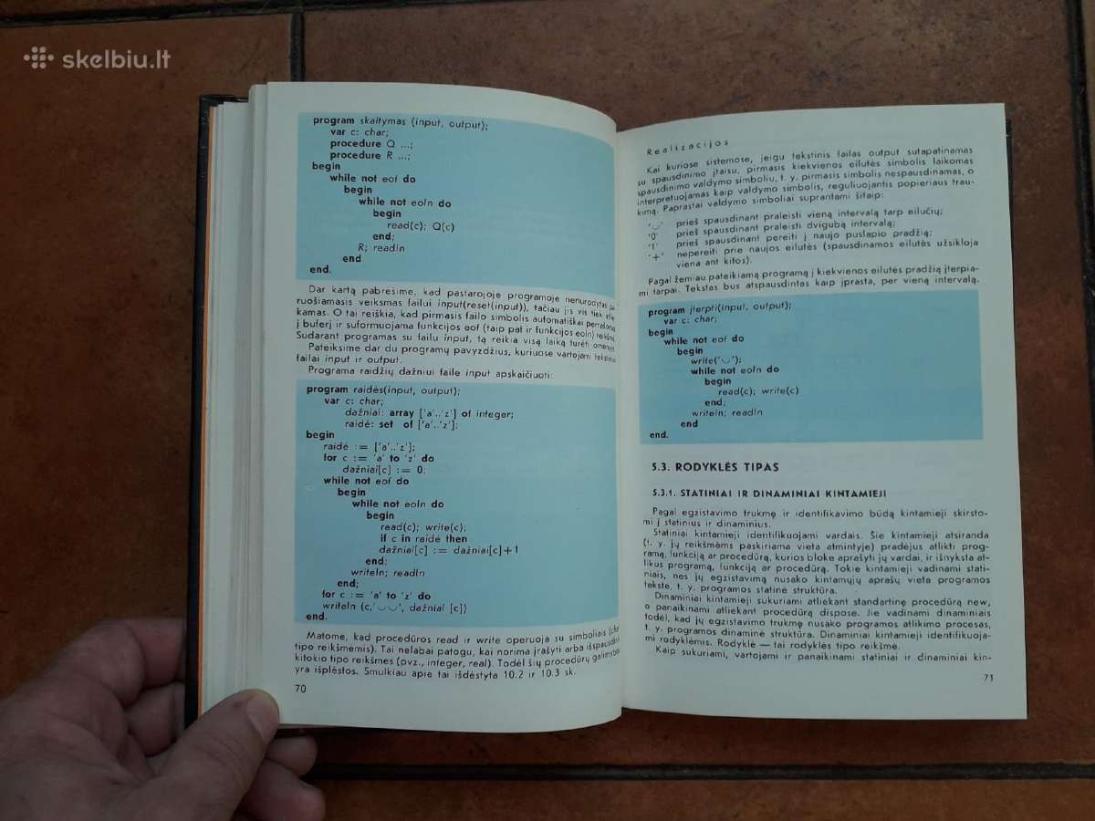 "Paskalis. Programuotojo vadovas" 1990 metai - nuotraukos Nr. 6