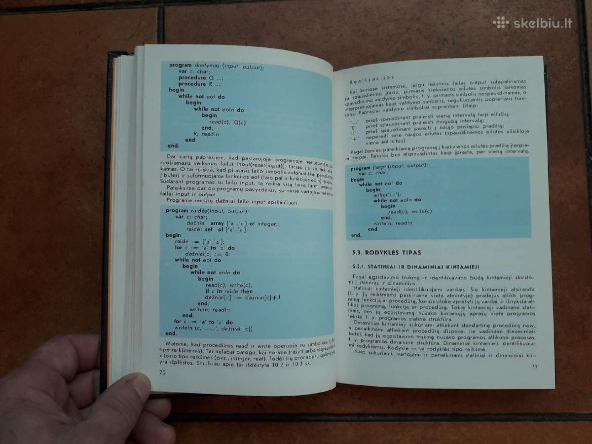"Paskalis. Programuotojo vadovas" 1990 metai - nuotraukos Nr. 6