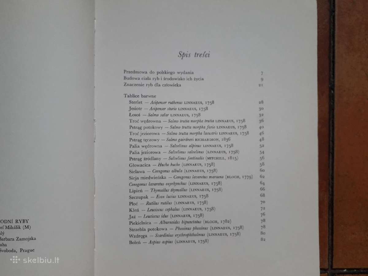 J. Holčik, J. Michalik "Ryby slodkowodne" 1971 m. - nuotraukos Nr. 5