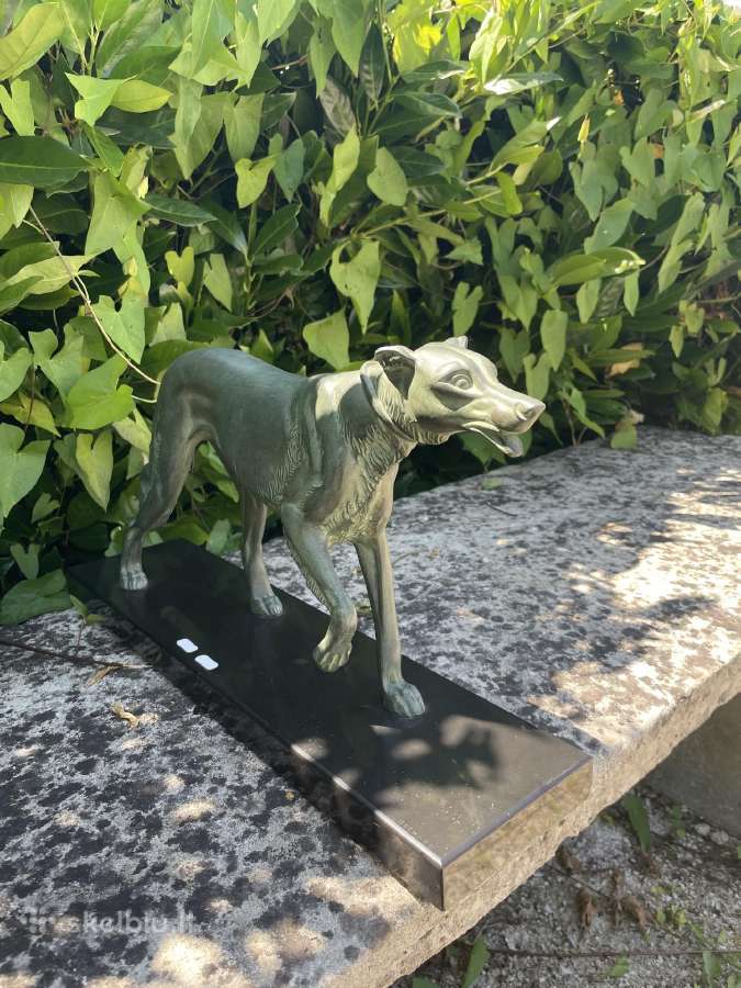 Art Deco šuns skulptūra - nuotraukos Nr. 3