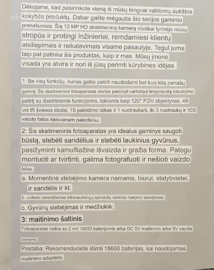 Gyvunų stebejimo kamera - nuotraukos Nr. 6