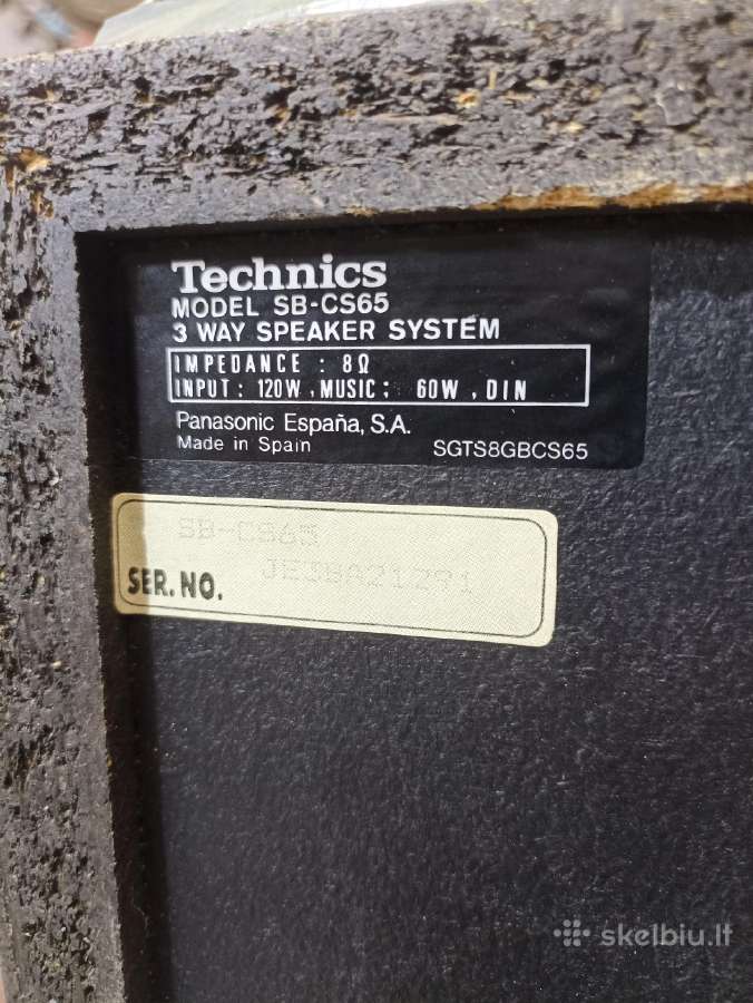 Koloneles technics SB-cs65 - nuotraukos Nr. 4