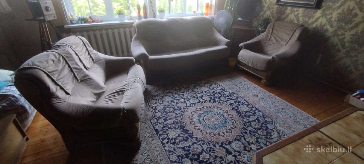 Svetainės baldai su staliuku