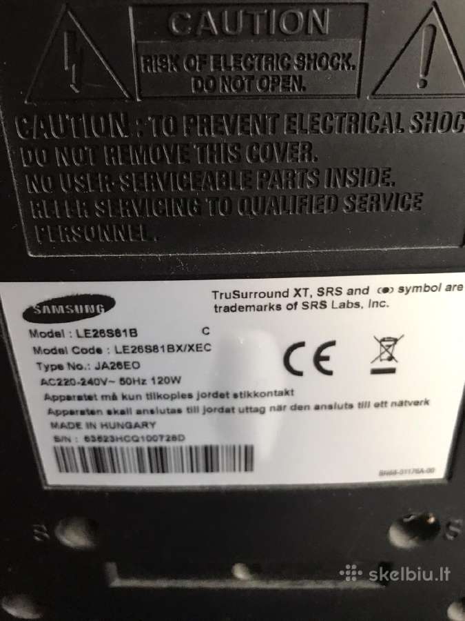 Televizorius Samsung - nuotraukos Nr. 2