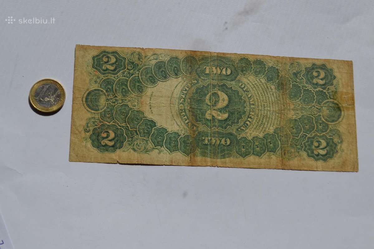 Retas banknotas 2 doleriai 1917 m. - nuotraukos Nr. 2