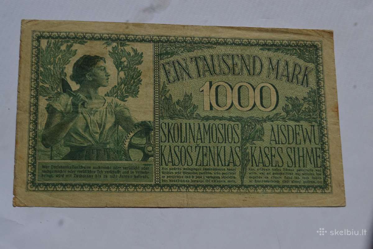 1918 m. 1000 Ost Markiu Kaunas - nuotraukos Nr. 2
