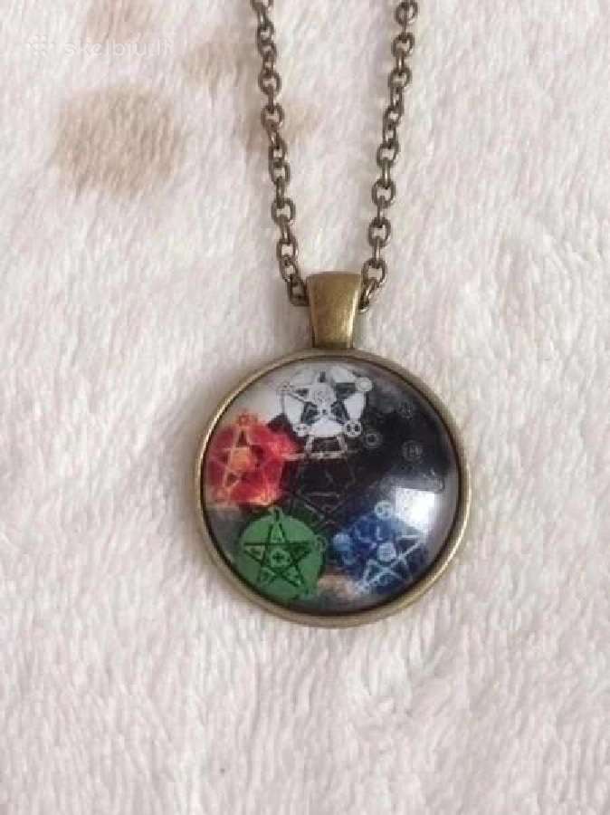 Vintage stiliaus pakabukas "Pentagramos"
