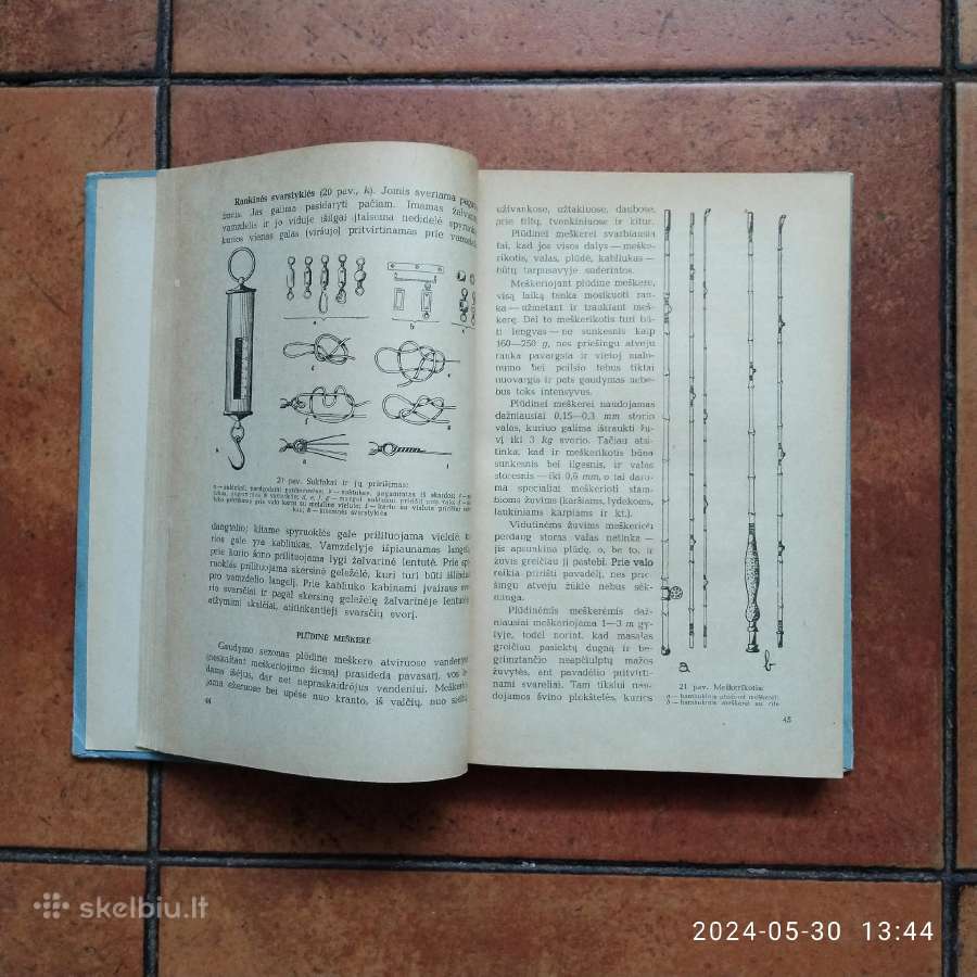 A. Kasulaitis "Meškeriojimas" 1957 metai - nuotraukos Nr. 7