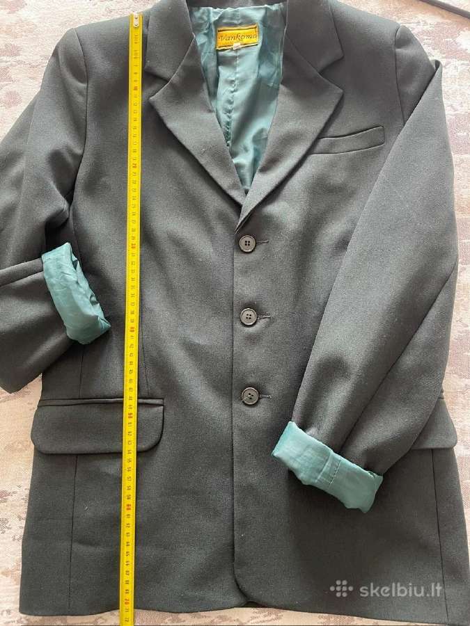 Mokyklinis uniformos švarkas, žalia - nuotraukos Nr. 4