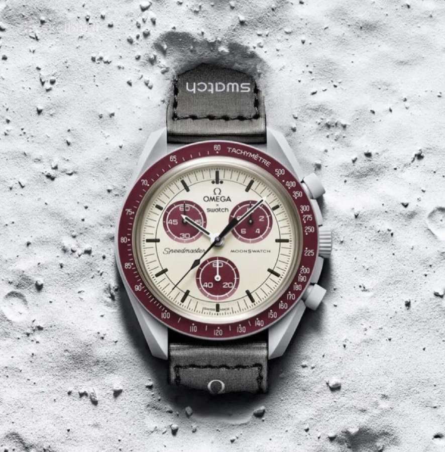 Moonswath Omega Swatch Pluto Kolekcinis Laikrodis