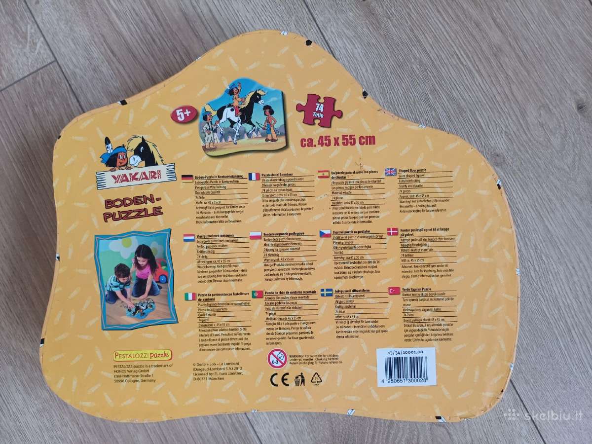 Dėlionė (puzzle) Yakari 74 det. - nuotraukos Nr. 3