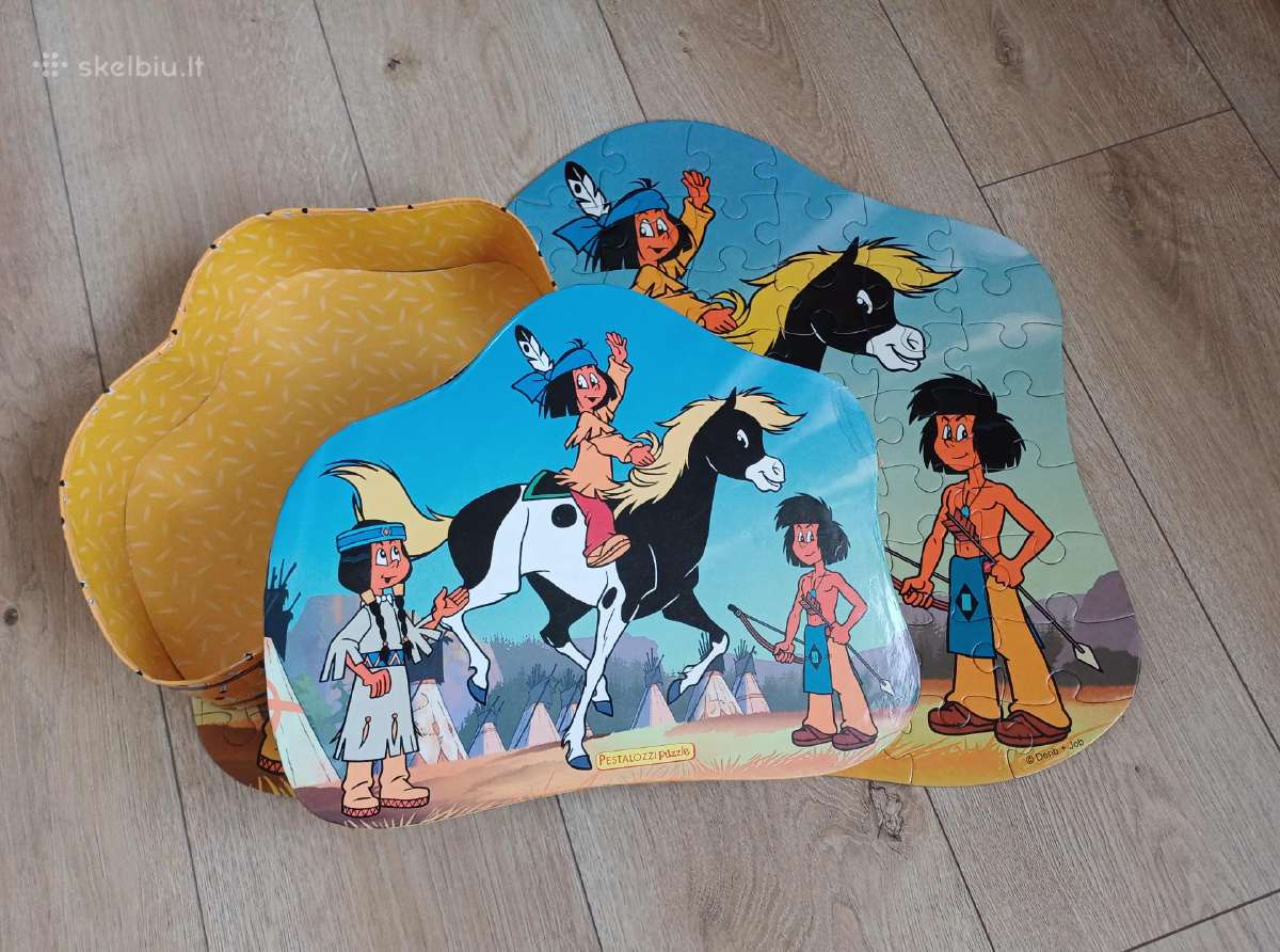 Dėlionė (puzzle) Yakari 74 det. - nuotraukos Nr. 4
