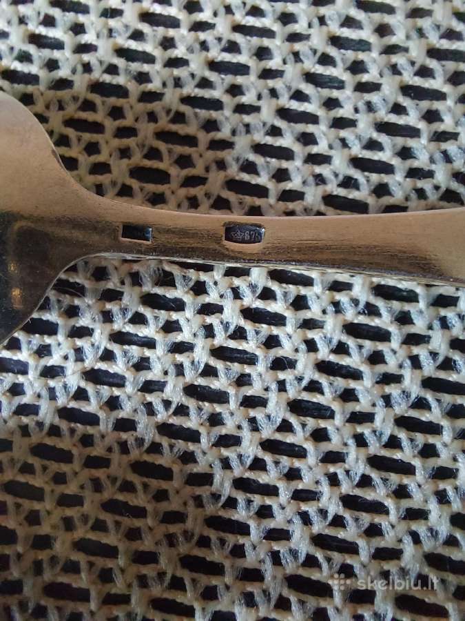 Kavos Šaukšteliai. Sidabras 875 iš Xxa. . . .Zr. F - nuotraukos Nr. 5
