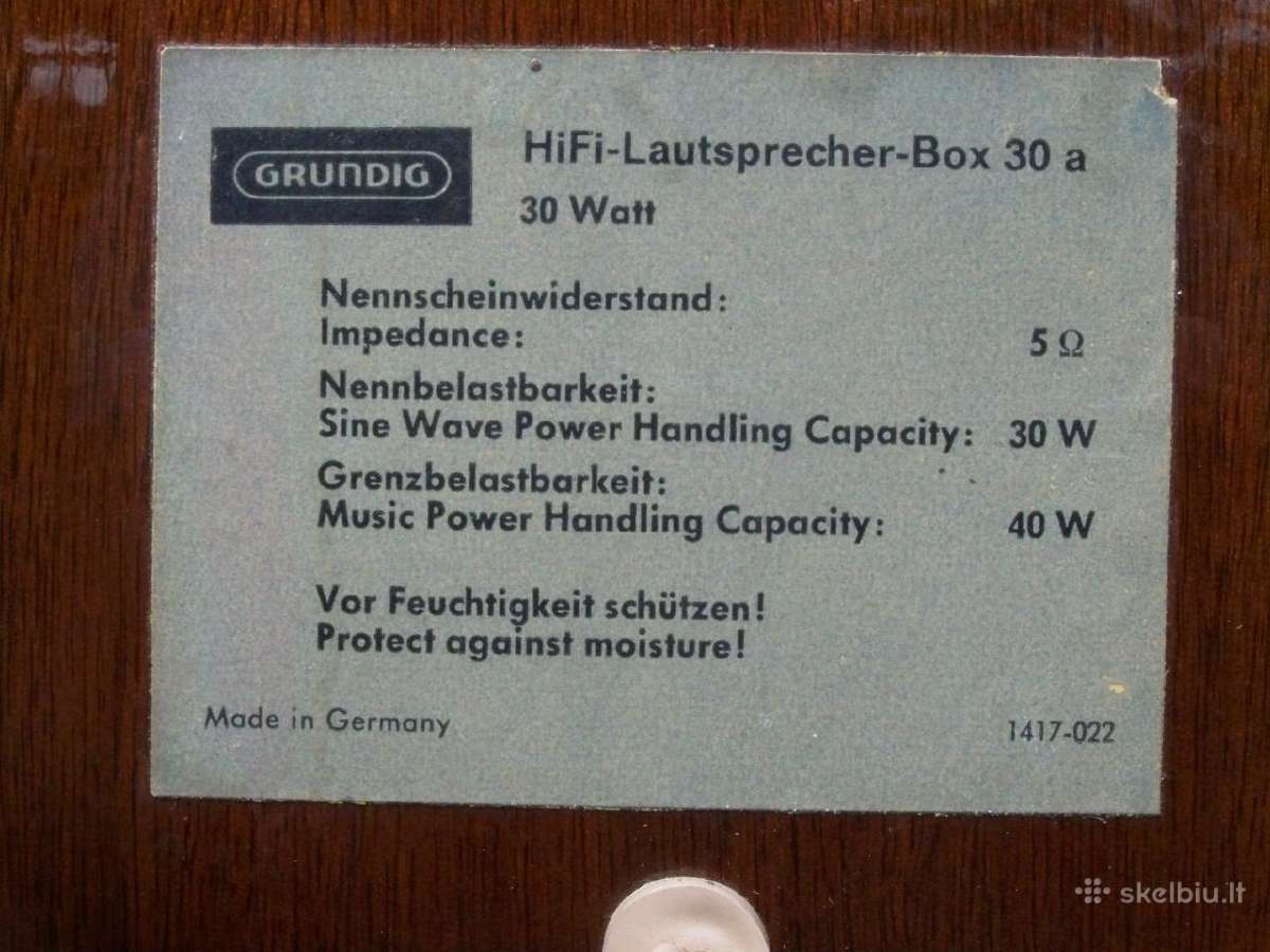 Tandberg. Canton fonum 200. Jbl. Grundig box. - nuotraukos Nr. 38