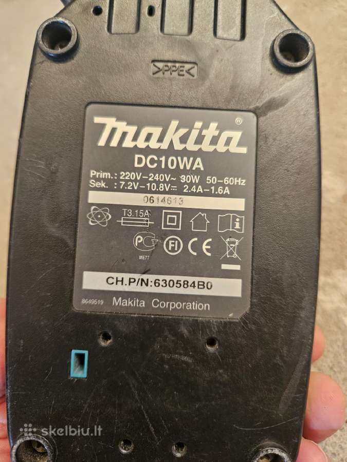 Makita Akumuliatorius + kroviklis 10.8 V - nuotraukos Nr. 3