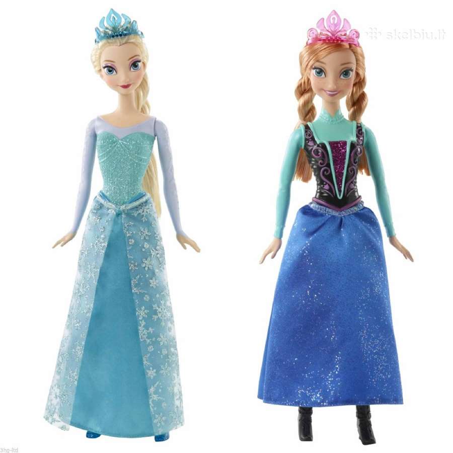 Naujos originalios Frozen Elza ir Ana