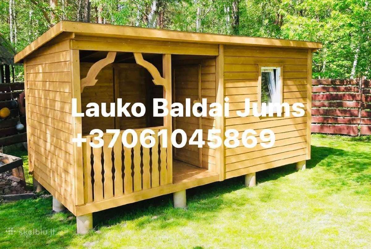 Pavėsinė + sandėliukas