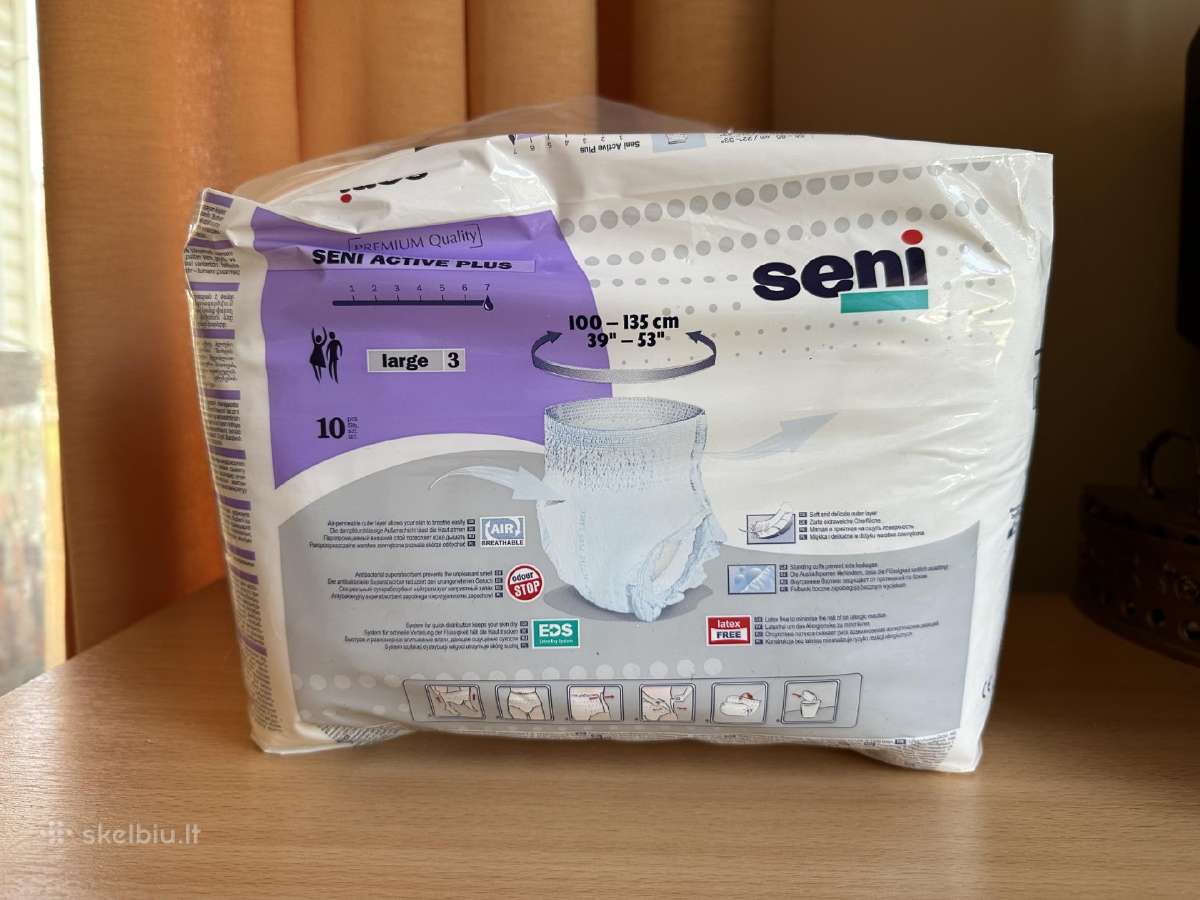 Sauskelnės-kelnaitės Seni Active plus Large 3 - nuotraukos Nr. 2