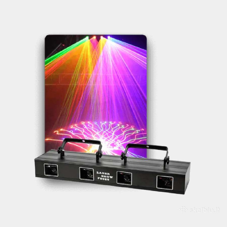 Daugiaspalvis 4 akių Rgb lazeris