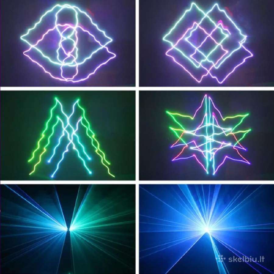 Daugiaspalvis 4 akių Rgb lazeris - nuotraukos Nr. 2