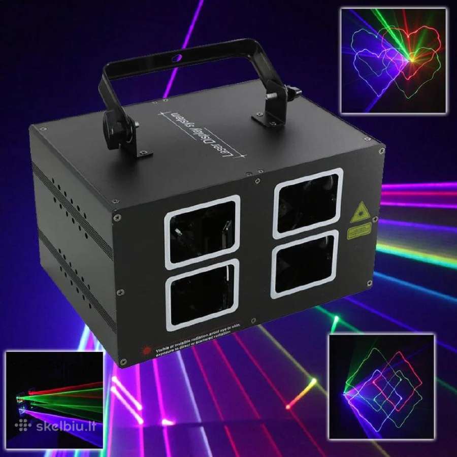 4 akių Rgb lazeris