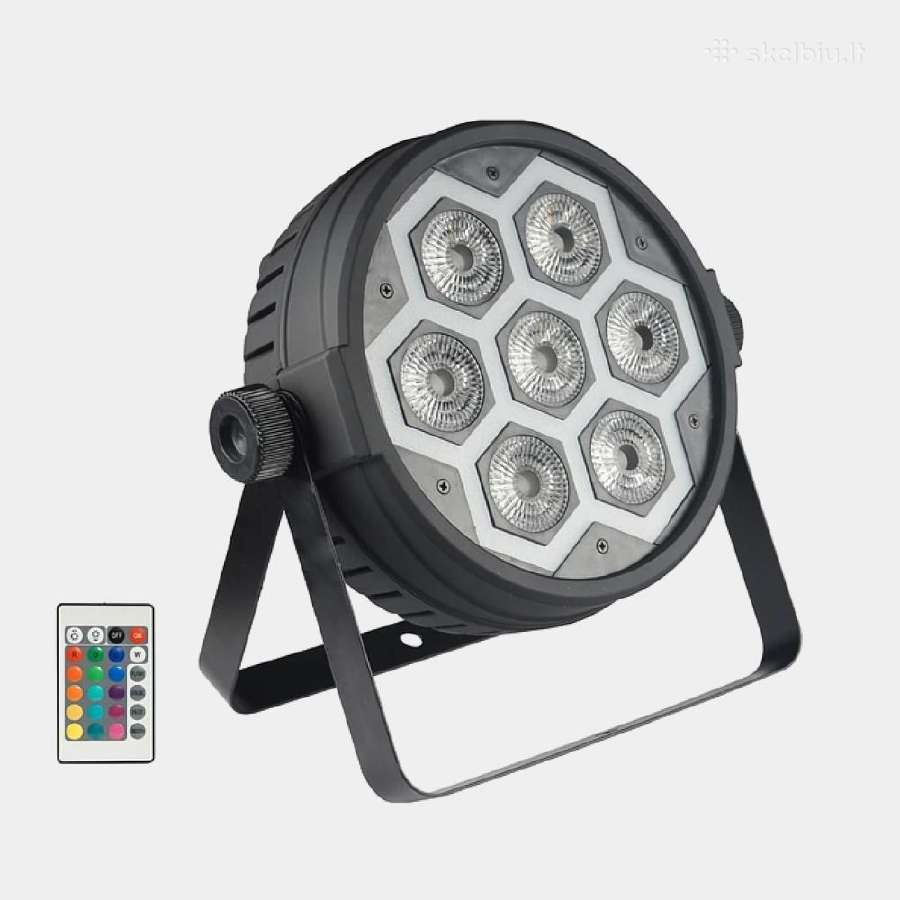 LED Par Prožektorius 7x10w+smd - nuotraukos Nr. 4