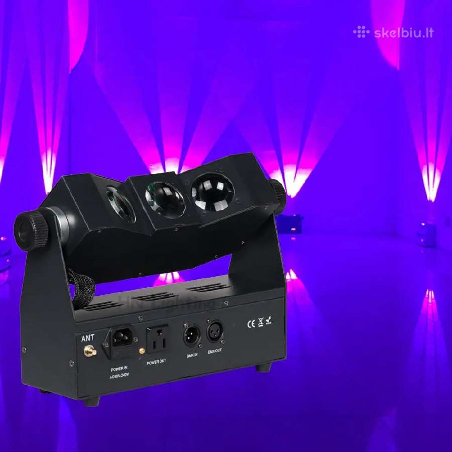 LED Tri-beam Rgba belaidis akum. šviestuvas - nuotraukos Nr. 2