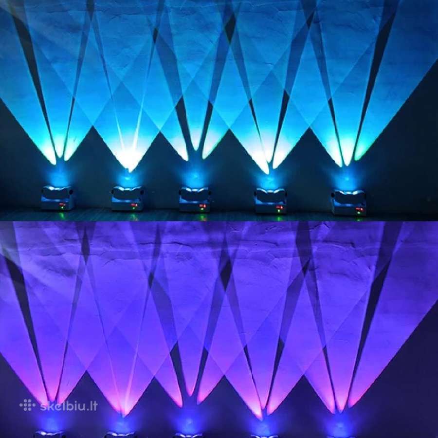 LED Tri-beam Rgba belaidis akum. šviestuvas - nuotraukos Nr. 6