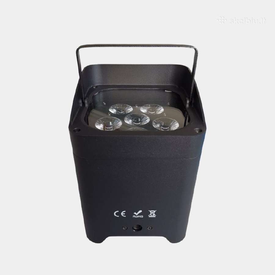 Prolighting LED Par 6x18 Rgbw Uv 6in1 Dmx belaidis - nuotraukos Nr. 2