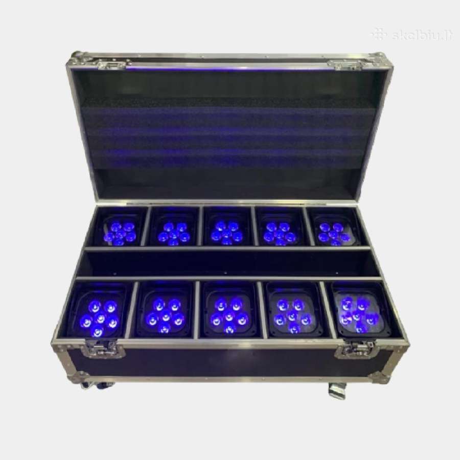 Prolighting LED Par 6x18 Rgbw Uv 6in1 Dmx belaidis - nuotraukos Nr. 7