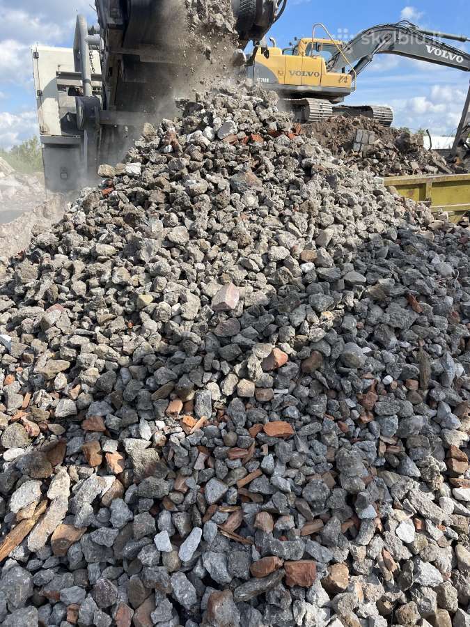 Smelis žvyras skalda Maltas betonas juodžiamis - nuotraukos Nr. 9