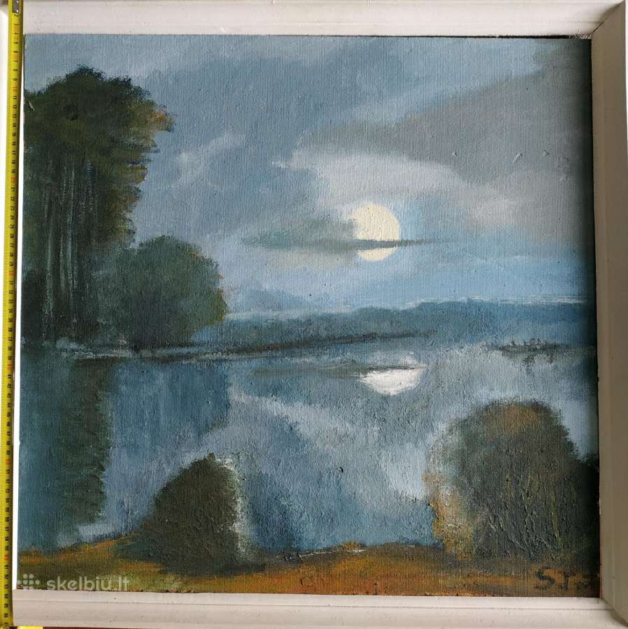 Paveikslas, tapytas ant kartono - nuotraukos Nr. 4