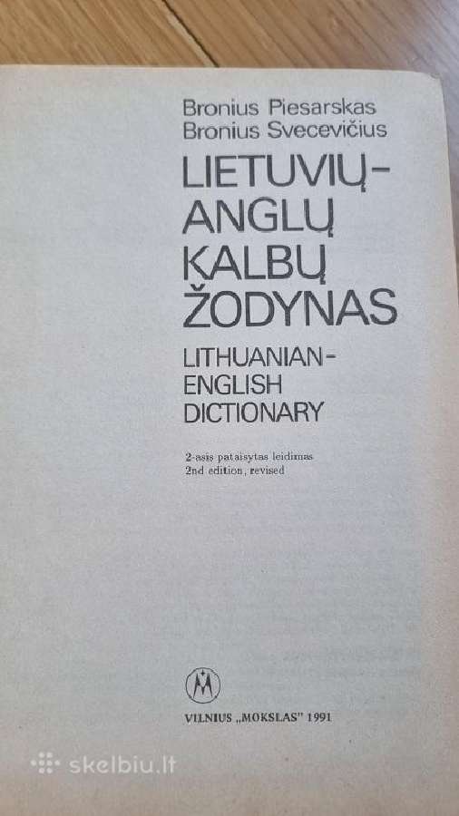 Lietuvių-anglų kalbų žodynas