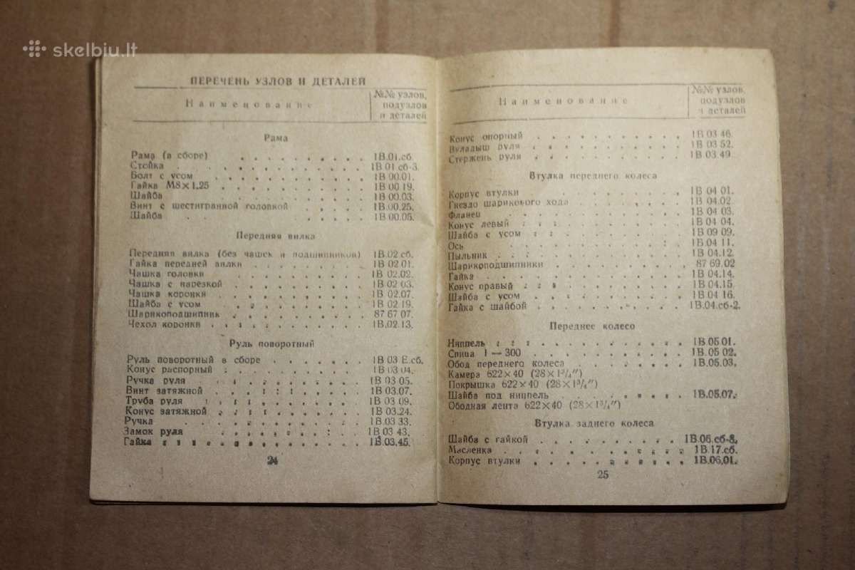 Penza Zif dviračio naudotojo knyga 1959 m. - nuotraukos Nr. 8