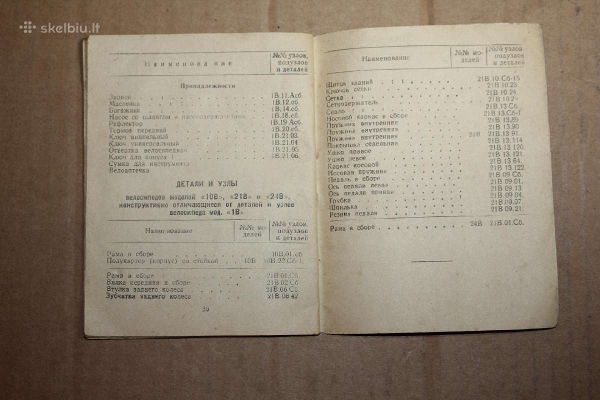 Penza Zif dviračio naudotojo knyga 1959 m. - nuotraukos Nr. 9