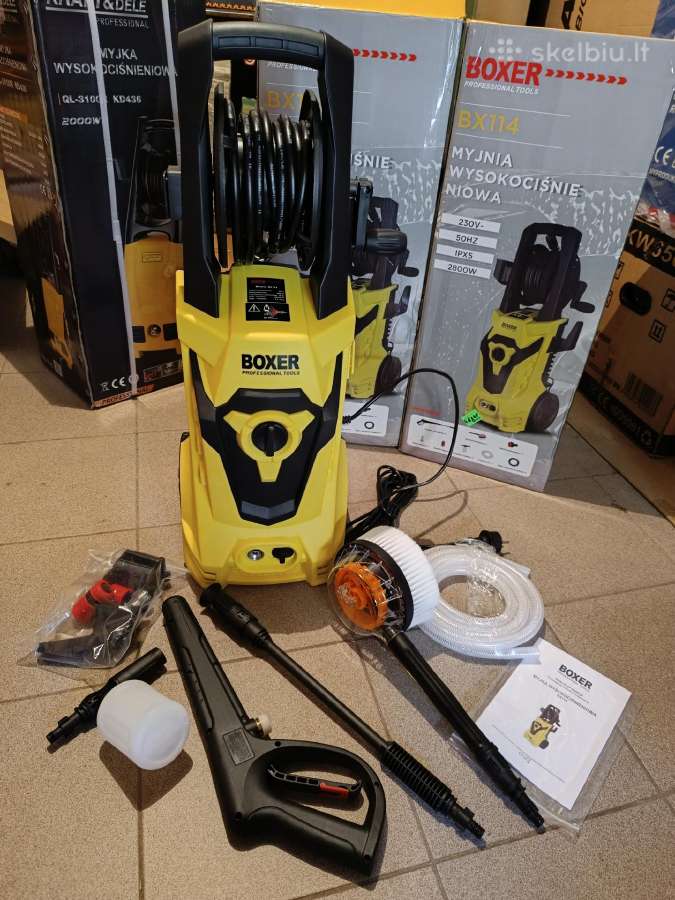 Aukšto slėgio plovykla 2800w Boxer Bx-114